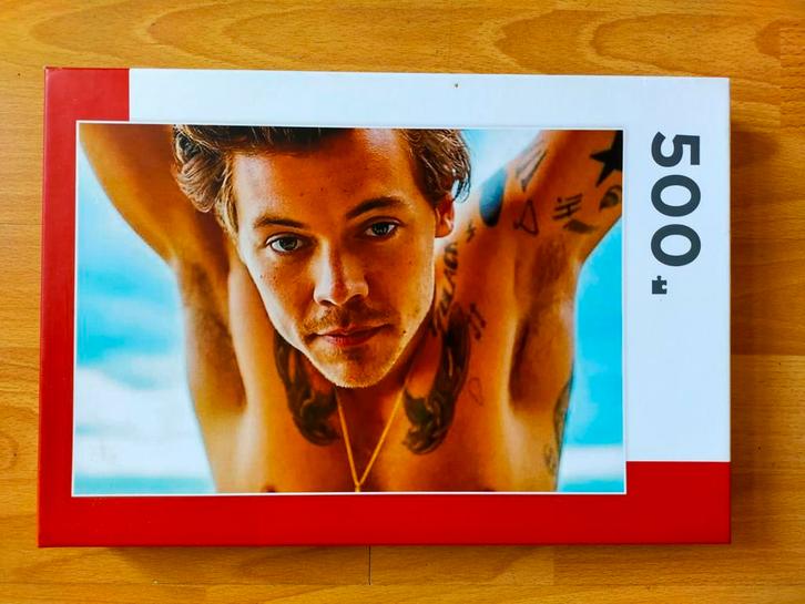 Harry Styles - Legpuzzel 500 stukjes (tweedehands als nieuw), Verzamelen, Muziek, Artiesten en Beroemdheden, Zo goed als nieuw