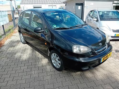 Daewoo Tacuma 1.6 2004 Zwart 147 DKM!! AIRCO!! NIEUWE APK!!, Auto's, Daewoo, Bedrijf, Tacuma, ABS, Airbags, Airconditioning, Alarm