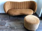 Bank 2-zits Sofa Company Flora en poef Faith, Huis en Inrichting, Banken | Sofa's en Chaises Longues, Ophalen, 150 tot 200 cm