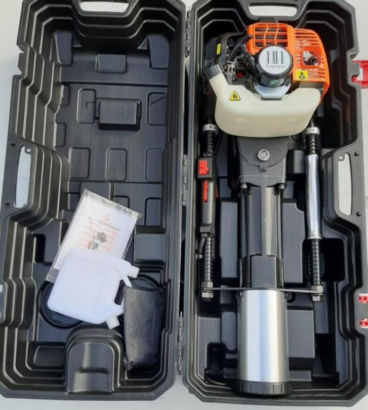 Palenrammer met benzinemotor in kunststof koffer nieuw, Tuin en Terras, Hand-tuingereedschap, Nieuw, Overige soorten, Ophalen of Verzenden