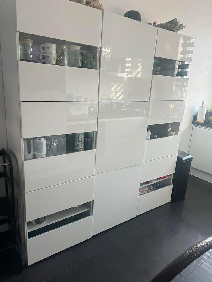 Ikea besta front, Huis en Inrichting, Kasten | Wandmeubels, Zo goed als nieuw, Minder dan 100 cm, Minder dan 150 cm, 25 tot 50 cm