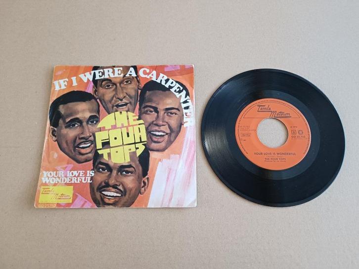 Single: The Four Tops - If I Where A Carpenter (1968), Cd's en Dvd's, Vinyl Singles, Gebruikt, Pop, 7 inch, Verzenden