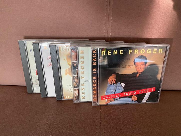 CD'S VAN RENÉ FROGER, Cd's en Dvd's, Cd's | Pop, Gebruikt, 1980 tot 2000, Ophalen of Verzenden