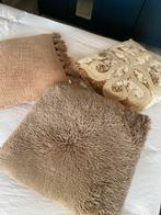 Sierkussens, Huis en Inrichting, Woonaccessoires | Kussens, Ophalen, Zo goed als nieuw, Vierkant