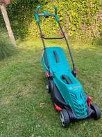 Bosch grasmaaimachine, model ARM 34, Tuin en Terras, Grasmaaiers, Ophalen, Cirkelmaaier, Gebruikt, Elektrische grasmaaier