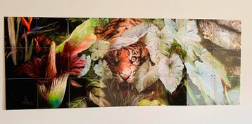 Brede IXXI Jungle Tijger - 160x60 cm beschikbaar voor biedingen