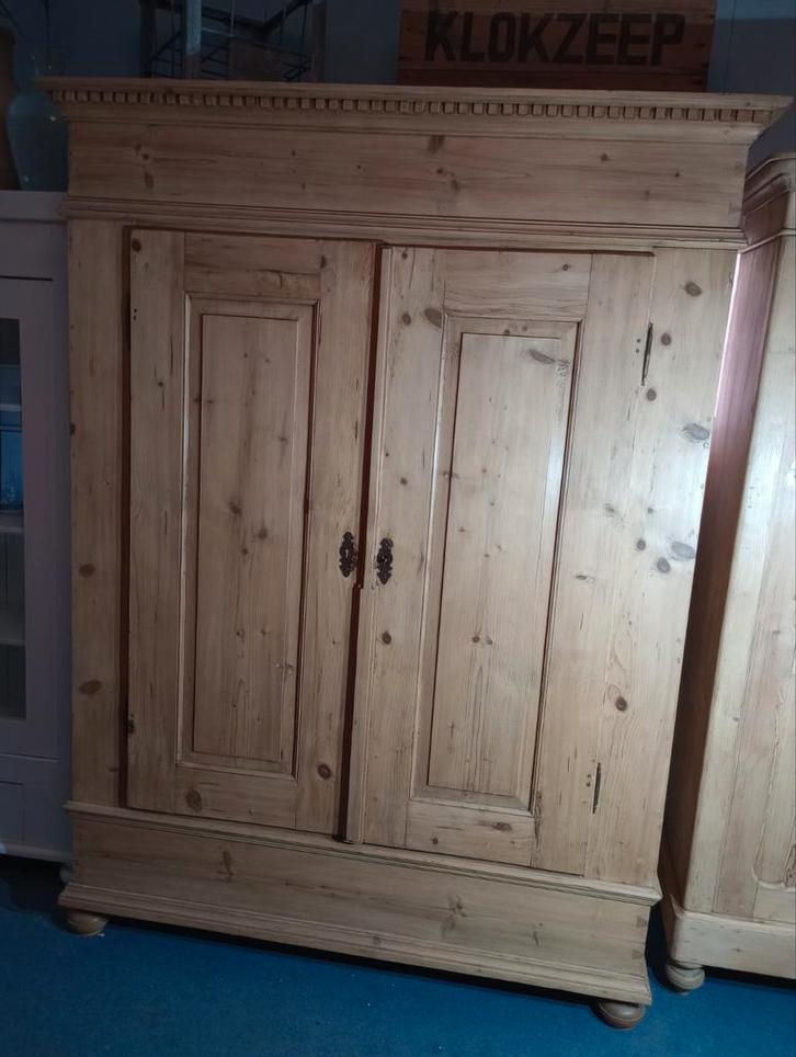 Antieke kast | Deelbaar | Kledingkast | Gerestaureerd, Antiek en Kunst, Antiek | Meubels | Kasten, Ophalen of Verzenden