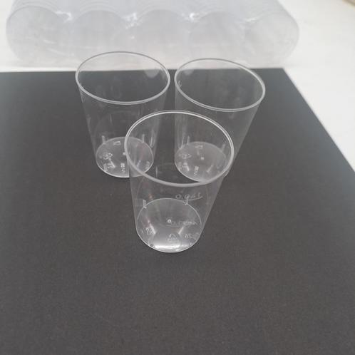 250x borrelglazen van transparant plastic – 40 ml – nieuw, Huis en Inrichting, Keuken | Servies, Nieuw, Glas of Glazen, Overige stijlen