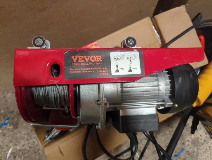 Elektrische takel, Doe-het-zelf en Verbouw, Lieren en Takels, Zo goed als nieuw, Ophalen of Verzenden