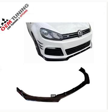 Frontspoiler Golf 6 R20 |2008-2012| Hoogglans Zwart |Sport beschikbaar voor biedingen
