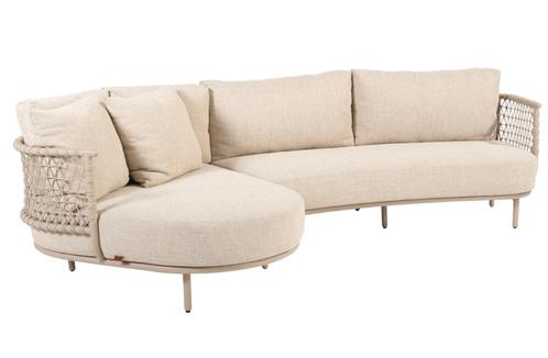 4 seasons outdoor Sardinia lounge bank  DEMO model € 3000, Tuin en Terras, Tuinsets en Loungesets, Nieuw, Loungeset, Aluminium