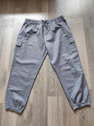 Heren Jogger Casual Cargobroek Grijs Maat 3XL (nieuw) beschikbaar voor biedingen