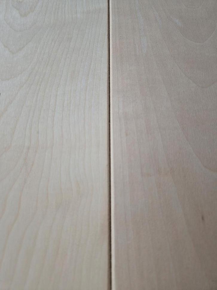 25,5M2 esdoorn duo-parket #VERNIEUWD#, Doe-het-zelf en Verbouw, Vloerdelen en Plavuizen, Gebruikt, Parket, Hout, 150 cm of meer