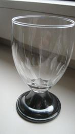 3 verschillende borrelglaasjes met zilveren voet (1x Bokma), Ophalen of Verzenden, Zo goed als nieuw, Borrel- of Shotglas