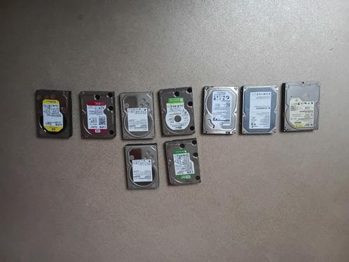 harde schijven 9 stuks, Computers en Software, Harde schijven, Gebruikt, Desktop, Intern, HDD, USB, Ophalen