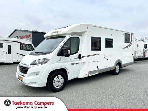 Fiat Rapido 666F Enkele edden/Automaat/2016/7.3m/150pk/Airco, Caravans en Kamperen, Campers, Bedrijf, Half-integraal, tot en met 3