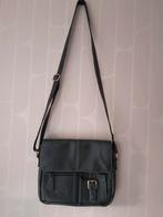 Crossbody MicMacbags, echt leer, Ophalen of Verzenden, Zo goed als nieuw, Zwart, Schoudertasje