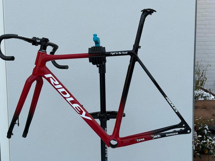 Ridley X-night SL frameset incl. zadelpen en carbon stuur, Fietsen en Brommers, Fietsen | Racefietsen, Zo goed als nieuw, Overige merken