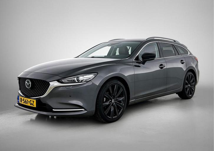 Mazda 6 Sportbreak 2.0 SkyActiv-G 165 Sportive / Leder int /, Auto's, Mazda, Bedrijf, Te koop, 6 sportbreak, 360° camera, ABS