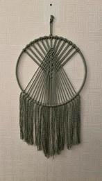 Macrame dromenvanger, licht olijfgroen, 25 cm diameter, Ophalen of Verzenden, Nieuw