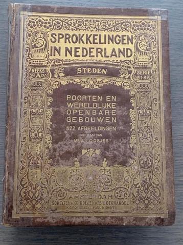 Sprokkelingen in Nederland Steden A. Loosjes, boek beschikbaar voor biedingen