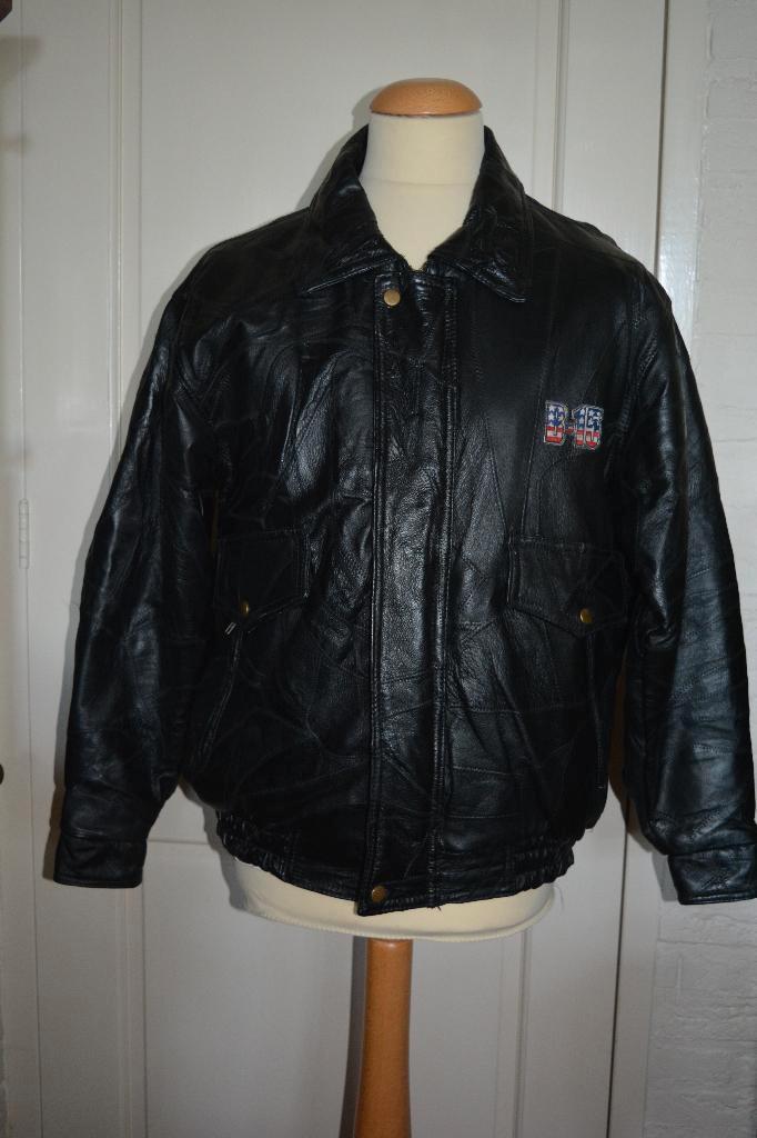 vintage B-15 zwart leren heren piloten-/vliegjack, maat M, Kleding | Heren, Jassen | Winter, Zo goed als nieuw, Maat 48/50 (M)