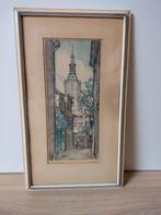 Aquarel Steegje Den Haag, Verzenden