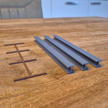 H Profiel als Lading 16cm Lengte (Set van 3) – 1-50 beschikbaar voor biedingen