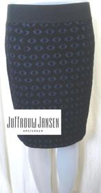 JUFFROUW JANSEN🍂 stretch rokje mt M, Maat 38/40 (M), Zo goed als nieuw, Verzenden, Blauw
