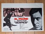 filmaffiche Al Pacino Serpico 1973 filmposter, Rechthoekig Liggend, Ophalen of Verzenden, Zo goed als nieuw, A1 t/m A3