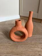 Terracotta vaasjes, Huis en Inrichting, Woonaccessoires | Vazen, Ophalen of Verzenden, Zo goed als nieuw, Rood, Aardewerk of Porselein