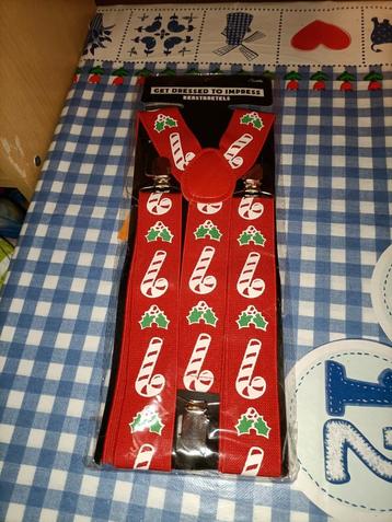 Nieuwe kerst bretels nieuw in verpakking  beschikbaar voor biedingen