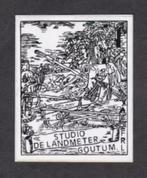 Sticker Goutum Friesland Studio De Landmeter Radio-amateur 1, Ophalen of Verzenden, Zo goed als nieuw