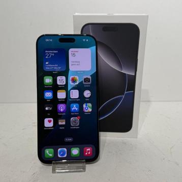 iPhone 16 Pro Max 256GB Black Titanium Compleet in Doos 100% beschikbaar voor biedingen