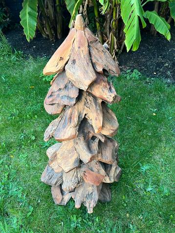 Teakhouten Kerstboom - Robuust & Uniek! beschikbaar voor biedingen