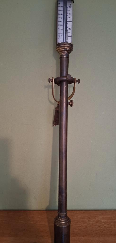 Staafbarometer, Verzamelen, Scheepvaart, Zo goed als nieuw, Gebruiksvoorwerp, Zeilboot, Ophalen of Verzenden