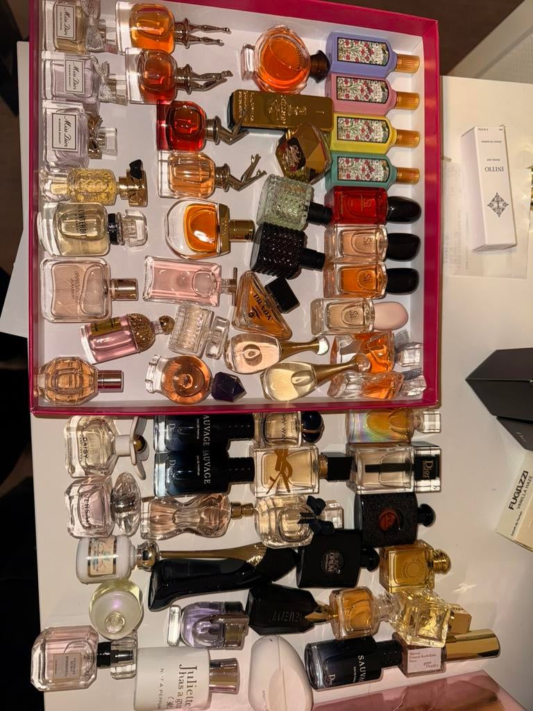 Miniatuur Parfum Collectie met Doosjes, Ophalen of Verzenden