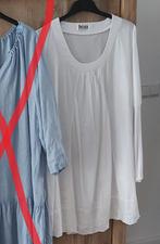 Prachtige alijn broderie jurk tuniek stretch katoen 44 46, Verzenden, Zo goed als nieuw, Maat 46/48 (XL) of groter, Wit