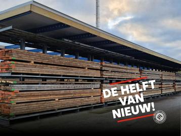 Partij balkhout constructiehout houten balken gordingen 501 beschikbaar voor biedingen