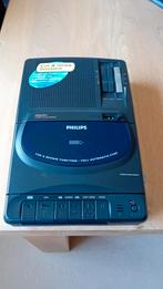 Philips Cassette Recorder AQ 6455, Audio, Tv en Foto, Cassettedecks, Philips, Tiptoetsen, Ophalen of Verzenden, Enkel