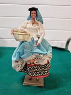 -	Pop spaans met mand vintage canaria las palmas ,, Ophalen of Verzenden