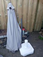 Parasol 300cm, kleur lichtbruin, Tuin en Terras, Parasols, Ophalen of Verzenden, Gebruikt, 3 tot 4 meter, Stokparasol