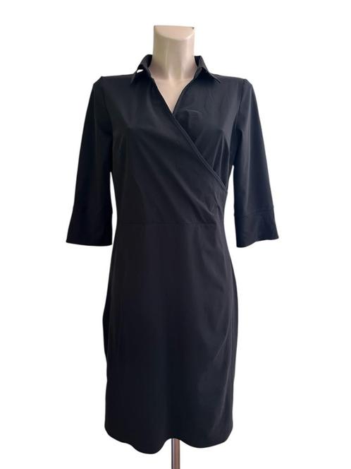 Studio Anneloes Naomi jurk M, Kleding | Dames, Jurken, Zo goed als nieuw, Maat 38/40 (M), Zwart, Onder de knie, Ophalen of Verzenden