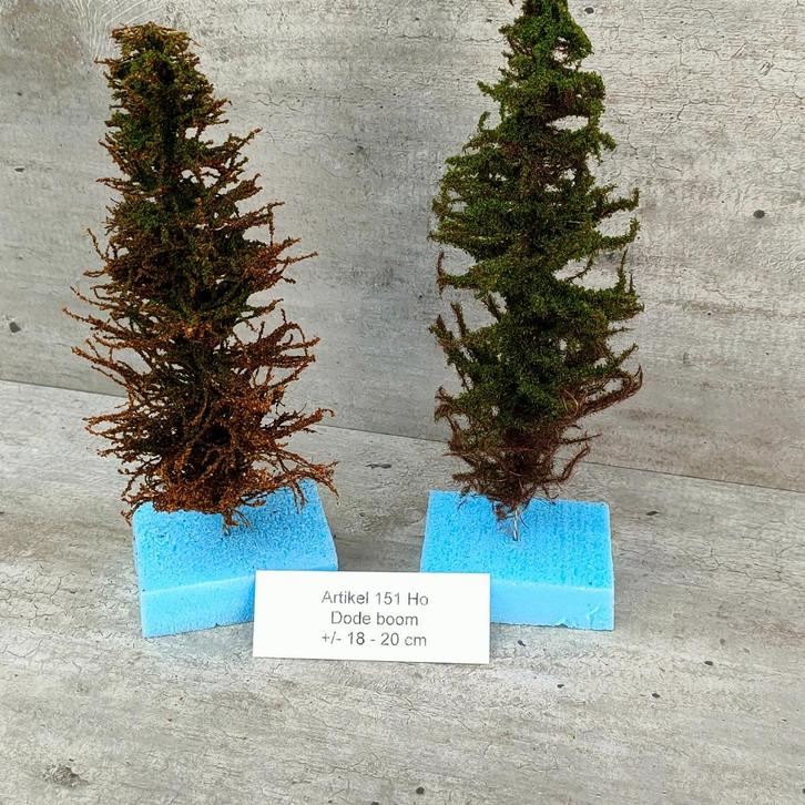 Ho - Scenery Art.151 BOMEN 18 / 20 cm Half Dode boom, Hobby en Vrije tijd, Modeltreinen | H0, Nieuw, Natuur, Gelijkstroom, Märklin