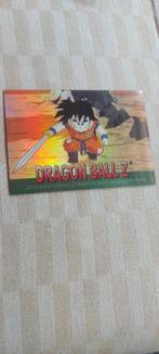 dragonball z kaart reverseholo Kid Goku met zwaard fraai, Ophalen of Verzenden, Nieuw, Losse kaart