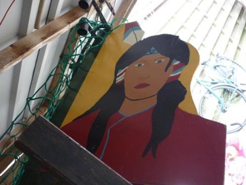 feestpalen te huur thema indianen 52 stuks, Hobby en Vrije tijd, Feestartikelen | Verhuur, Zo goed als nieuw, Overige, Ophalen