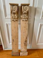 Antieke houten sierzuilen uit een pand Prinsengracht, Antiek en Kunst, Ophalen