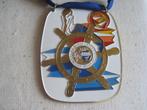 carnavals medaille blauw juns kapelle, Postzegels en Munten, Ophalen of Verzenden, Overige materialen