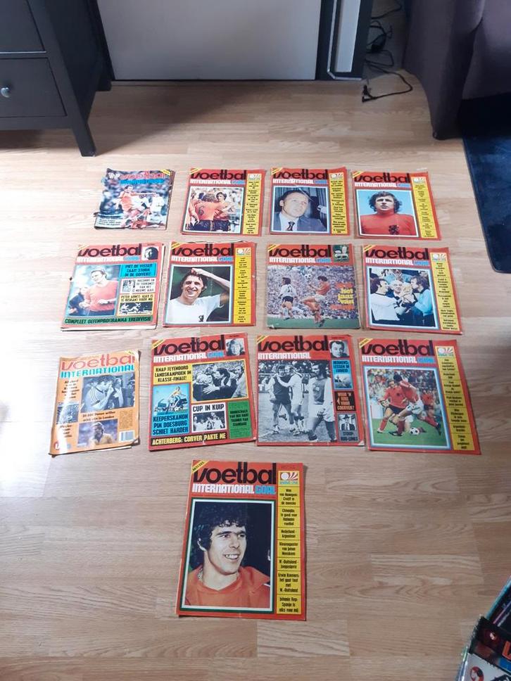 Oude voetbalmagazines., Boeken, Tijdschriften en Kranten, Gelezen, Sport en Vrije tijd, Ophalen
