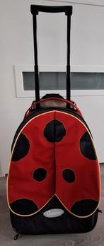 Lieveheersbeestje rolkoffer Samsonite., Sieraden, Tassen en Uiterlijk, Koffers, Uitschuifbare handgreep, Gebruikt, Minder dan 50 cm